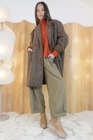 Norbury Classic Lapel Coat Chocolate /10=